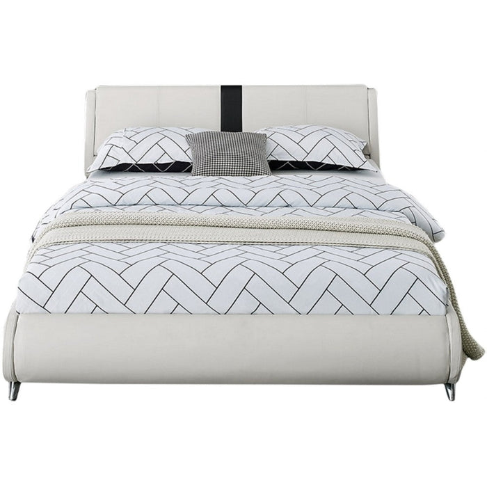 Homeroots Queen-sized Platform Bed Ensemble with Twin Nightstands