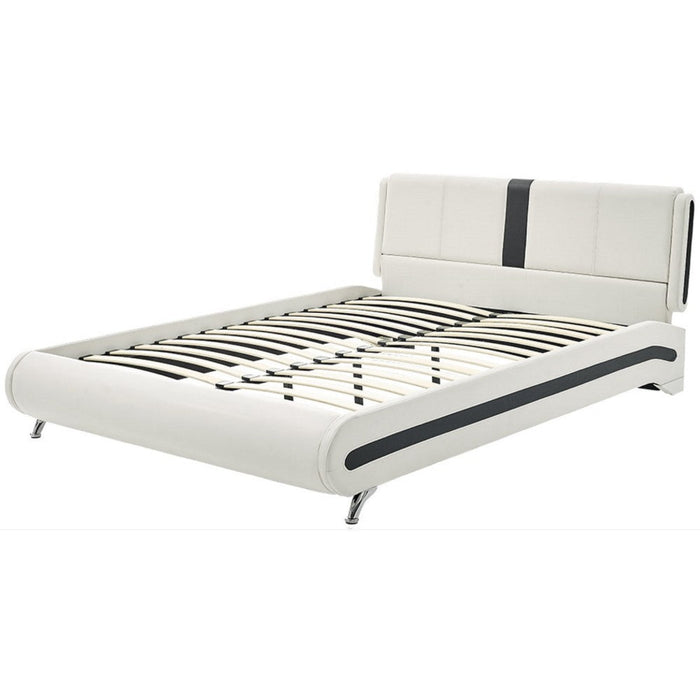 Homeroots Queen-sized Platform Bed Ensemble with Twin Nightstands