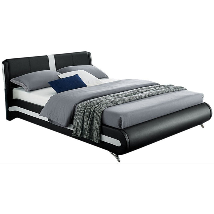 Homeroots Queen-sized Platform Bed Ensemble with Twin Nightstands