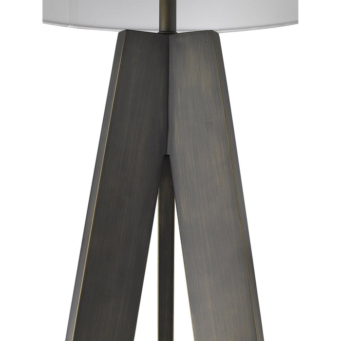 Soccle 1-Light Bronze Floor Lamp by Homeroots - Elegant Oil-Rubbed Design