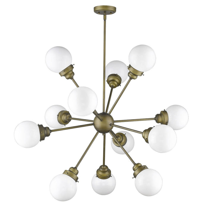 Exquisite Homeroots Portsmith 12-Light Chandelier