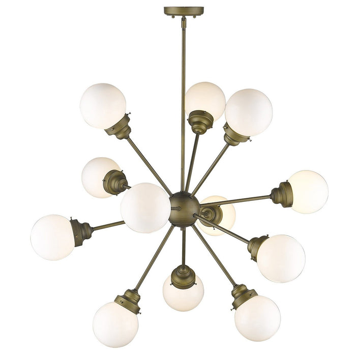 Exquisite Homeroots Portsmith 12-Light Chandelier