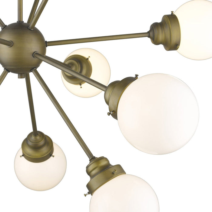 Exquisite Homeroots Portsmith 12-Light Chandelier