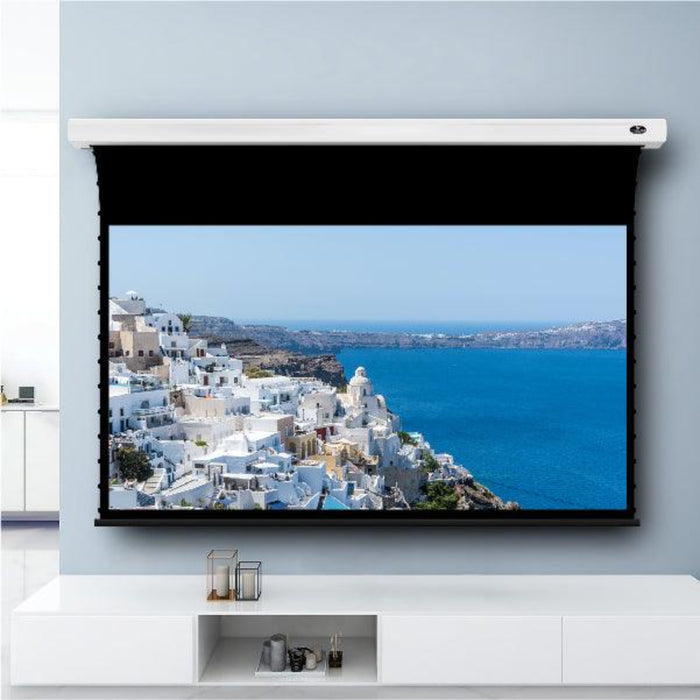 VIVIDSTORM Slimline Motorized Tension Cinema White Projector Screen