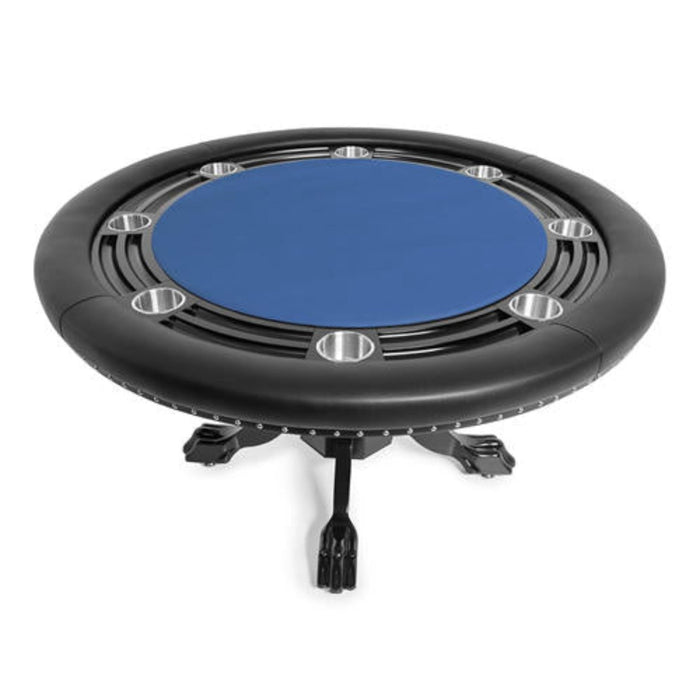 BBO Poker Tables Nighthawk Poker Table with a Round Dining Top