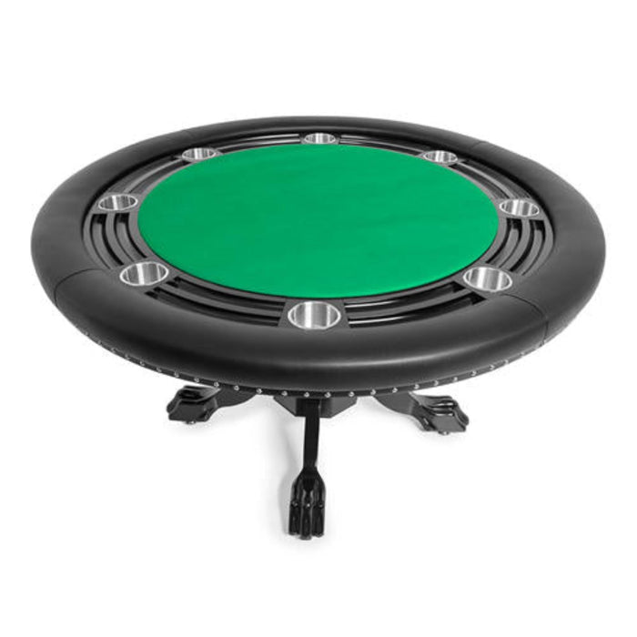 BBO Poker Tables Nighthawk Poker Table with a Round Dining Top