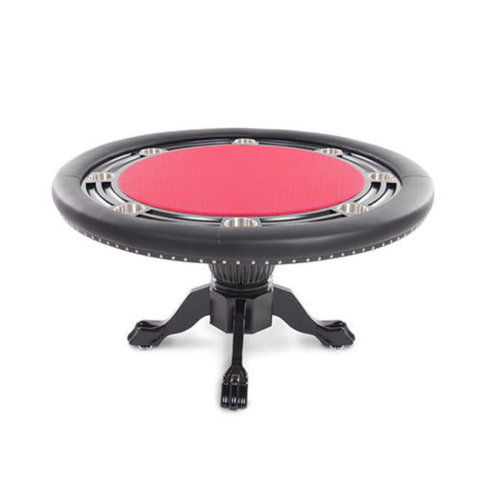 BBO Poker Tables Nighthawk Poker Table with a Round Dining Top