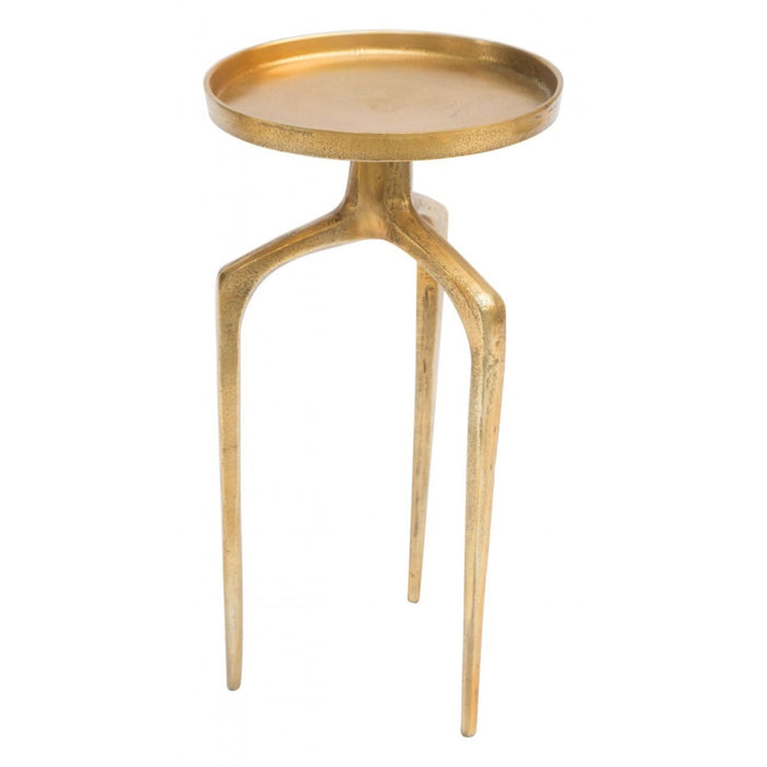 Zuo Como Accent Tables Set of 2 - Antique Gold Duo