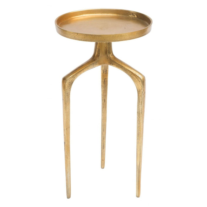 Zuo Como Accent Tables Set of 2 - Antique Gold Duo