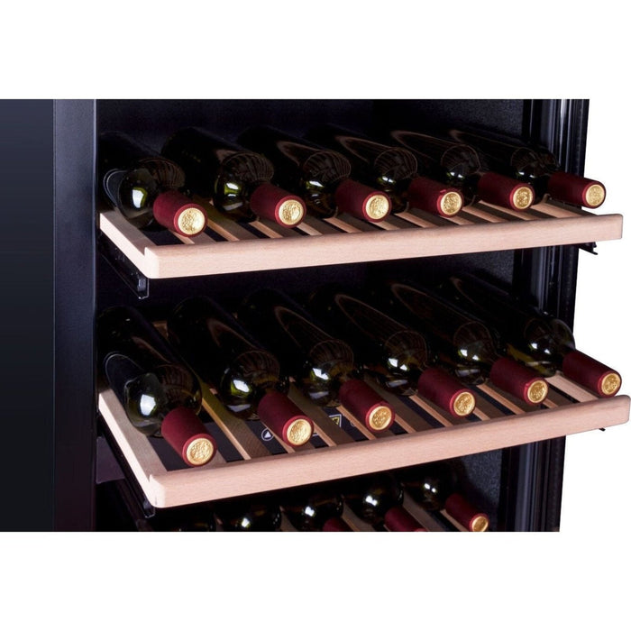 Homeroots 126-Bottle Dual Zone Wine Cooler - 23" Width, 12 Cu.Ft./350L Capacity
