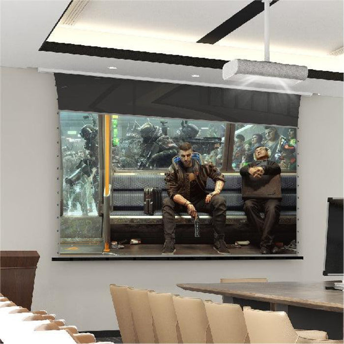 Slimline Motorized Tension UST ALR Projector Screen - VIVIDSTORM PRO A