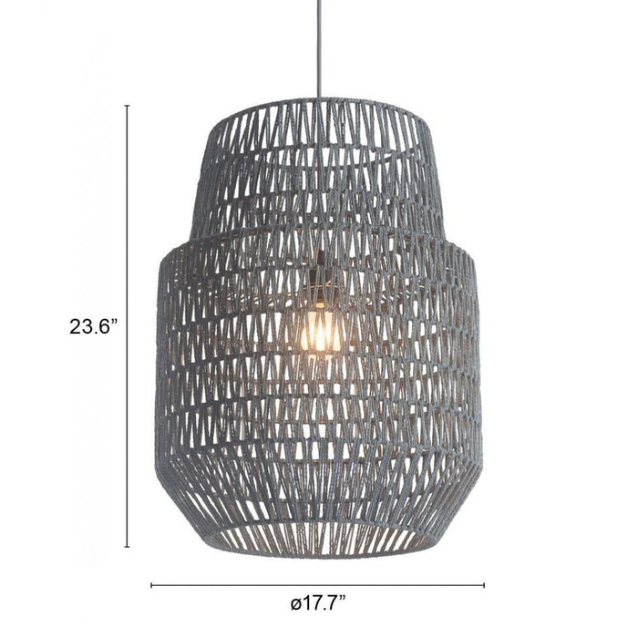 Zuo Daydream Gray Ceiling Lamp - Illuminate Your Space with Style