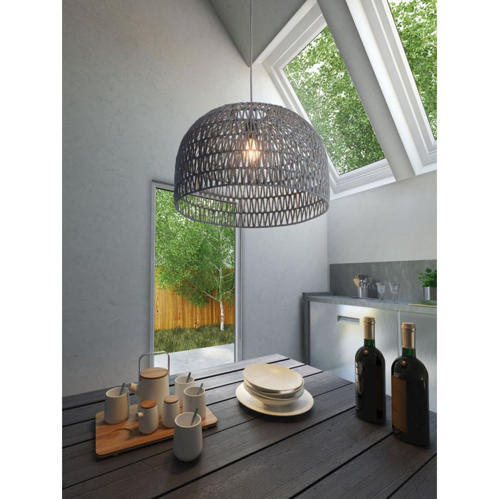 Zuo Paradise Gray Ceiling Lamp - Illuminate Your Space with Style