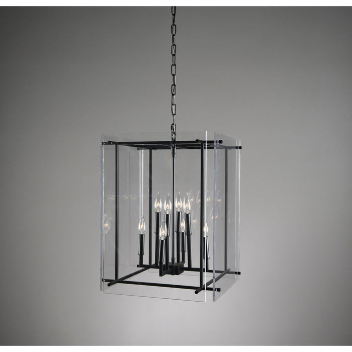 8-Light Acrylic Dimmable Chandelier by Homeroots - Stylish Ceiling Lighting