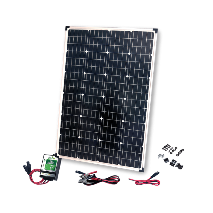 110 Watt Solar Panel by Nature Power with an 8 Amp Charge Controller