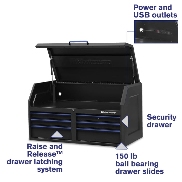 Tool Chest: Montezuma 6-Drawer, 46" x 24"