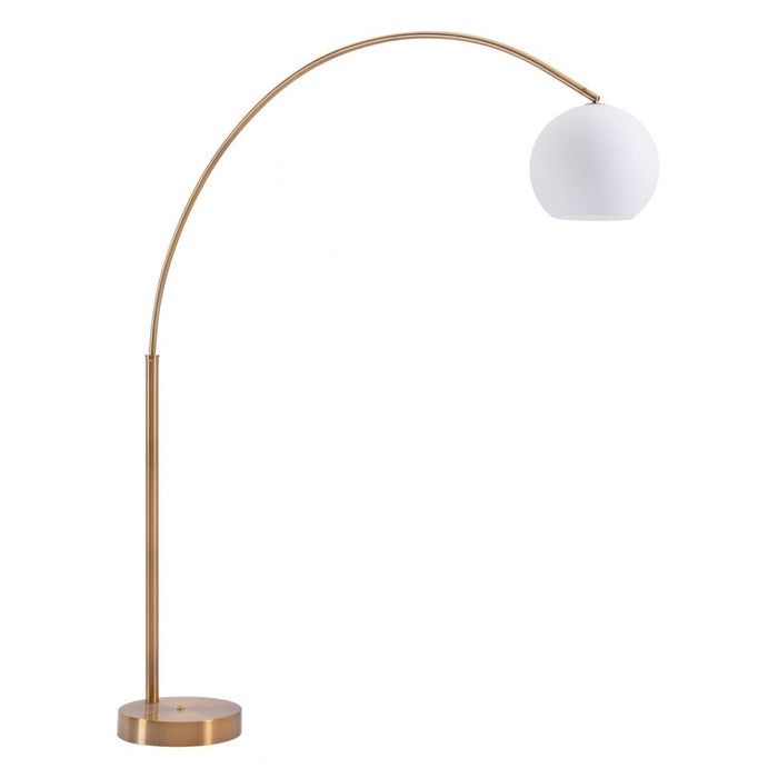 Zuo Griffith Brass Floor Lamp - Elegant Lighting Solution