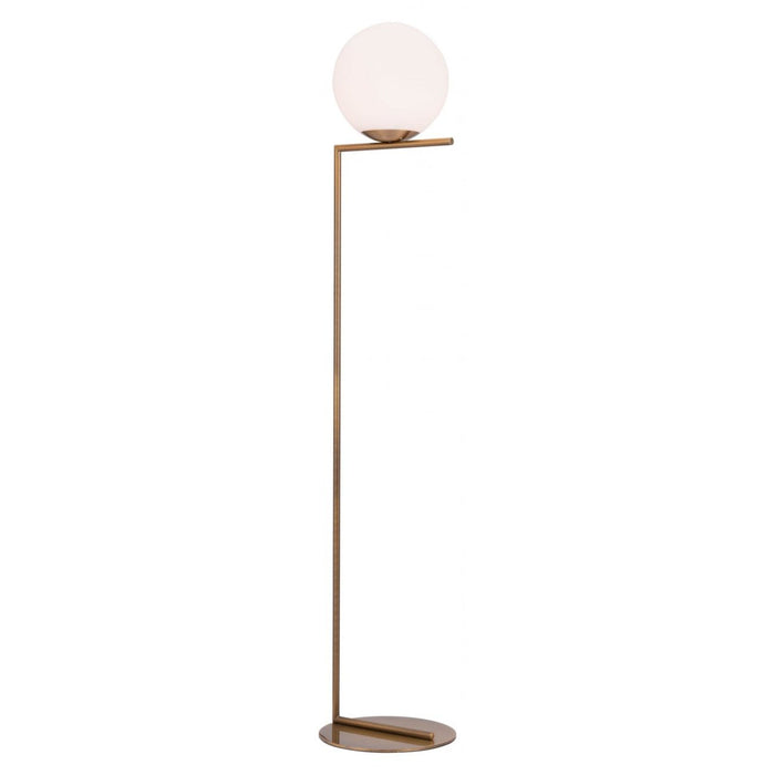 Zuo Belair Brass Floor Lamp - Illuminate Your Space with Style