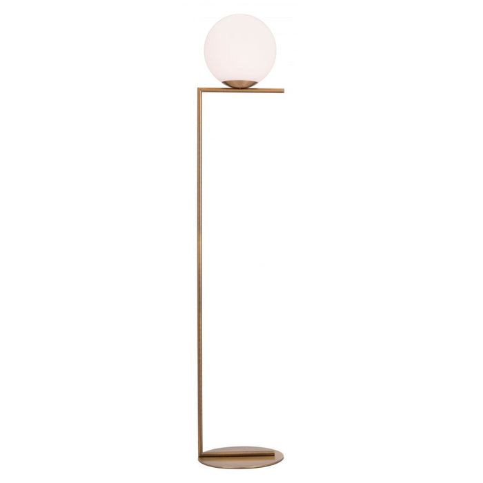 Zuo Belair Brass Floor Lamp - Illuminate Your Space with Style