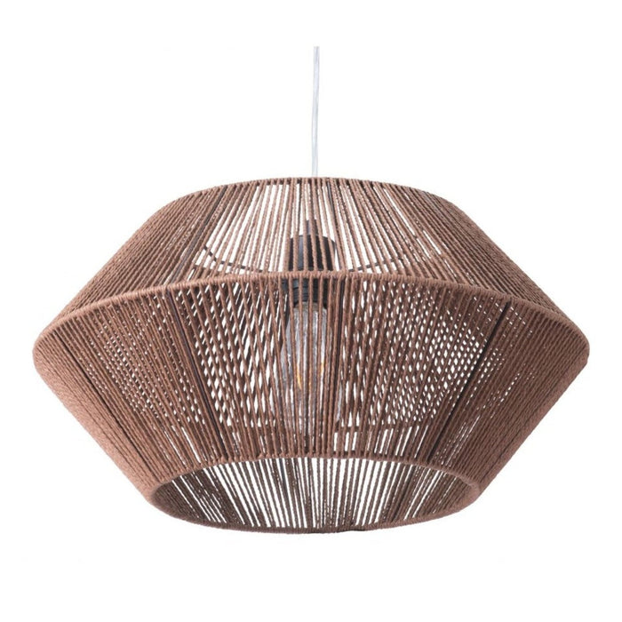 Zuo Kendrick Ceiling Lamp Brown