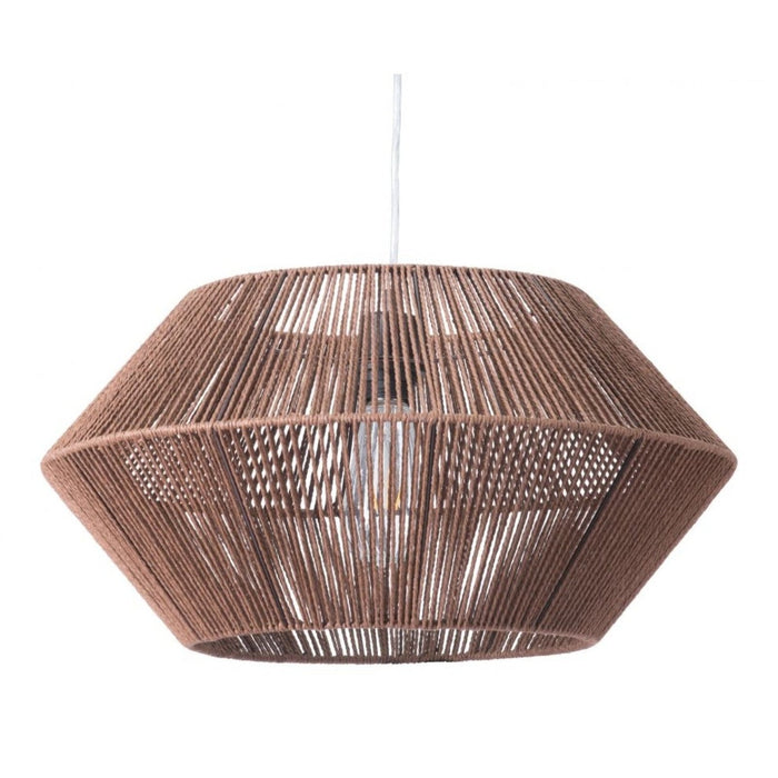 Zuo Kendrick Ceiling Lamp Brown