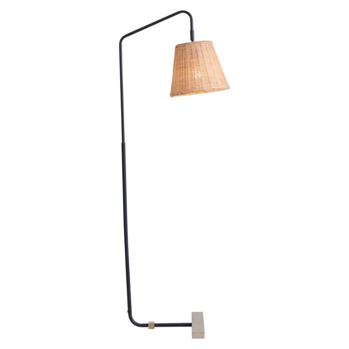 Zuo Malone Natural Floor Lamp - Illuminate Your Space