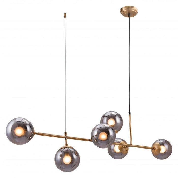 Zuo Gisela Brass Ceiling Lamp - Illuminate Your Space with Style