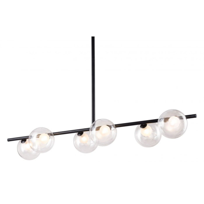 Zuo Keyoz Black Ceiling Lamp - Sleek Lighting