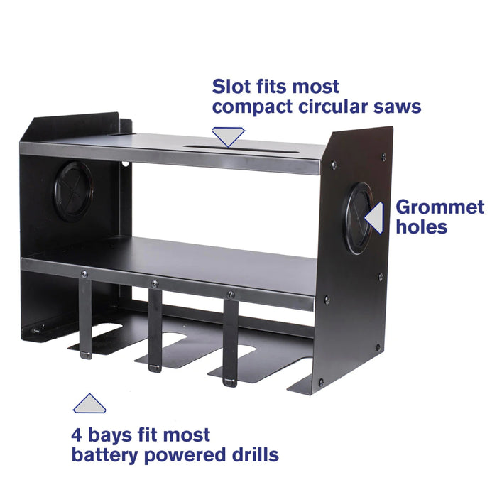 Montezuma Quad Bay Power Tool Organizer