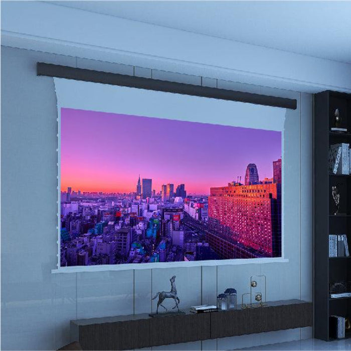 VIVIDSTORM Slimline Motorized Tension Cinema White Projector Screen