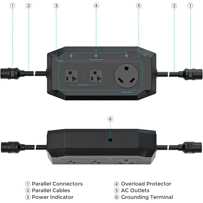 Renogy 30A Single Phase Parallel Kit