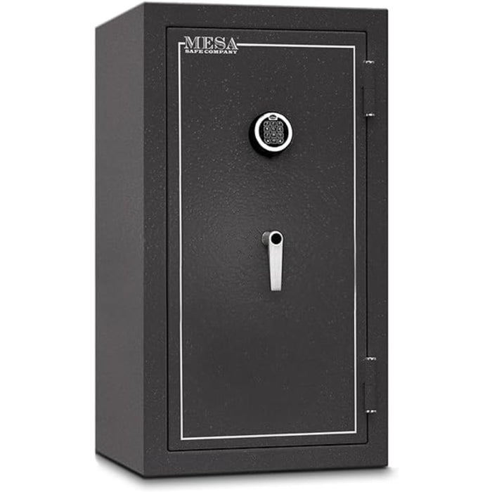 MESA 6.4 Cubic Foot Electronic Lock Burglary & Fire Safe - All Steel Safe - Hammered Grey