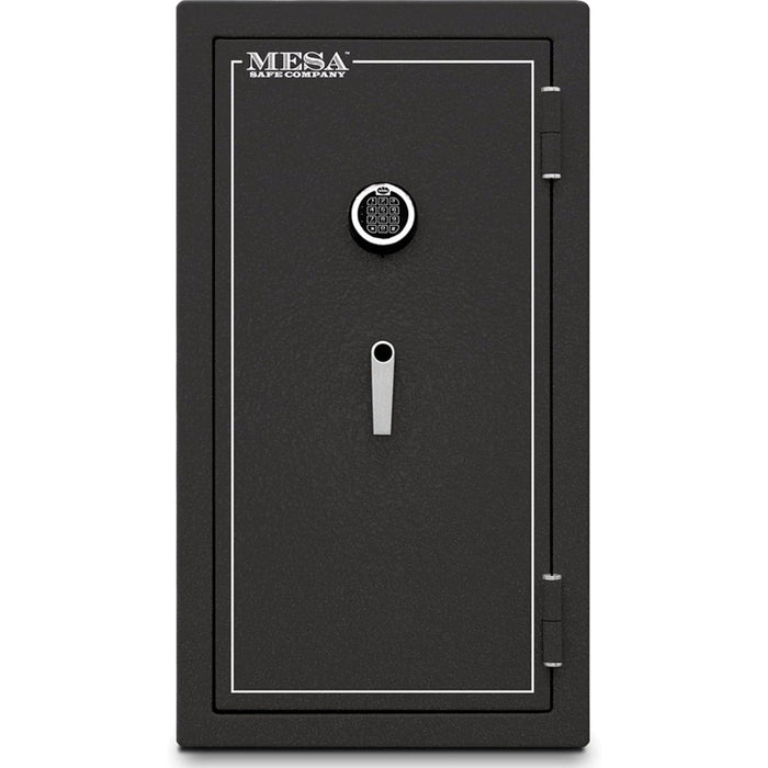 MESA 6.4 Cubic Foot Electronic Lock Burglary & Fire Safe - All Steel Safe - Hammered Grey