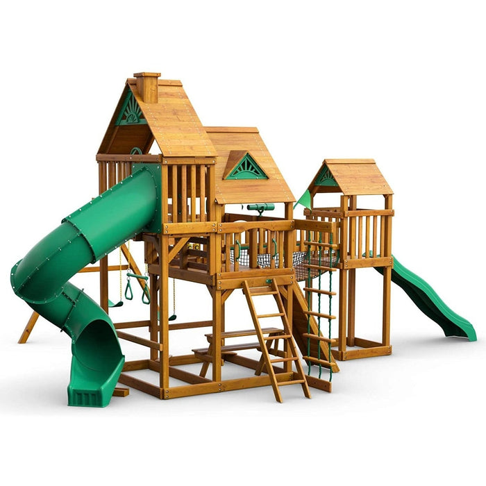 Gorilla Playsets Treasure Trove Treehouse w/ Amber Posts