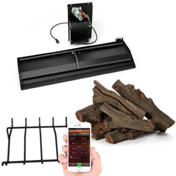 HPC Fire Dual-Step Bluetooth-Enabled Outdoor Fireplace Kit