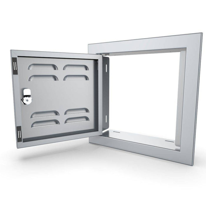 Left-Swing Utility Access Door with Vented Design - 12" x 12" - Signature Series