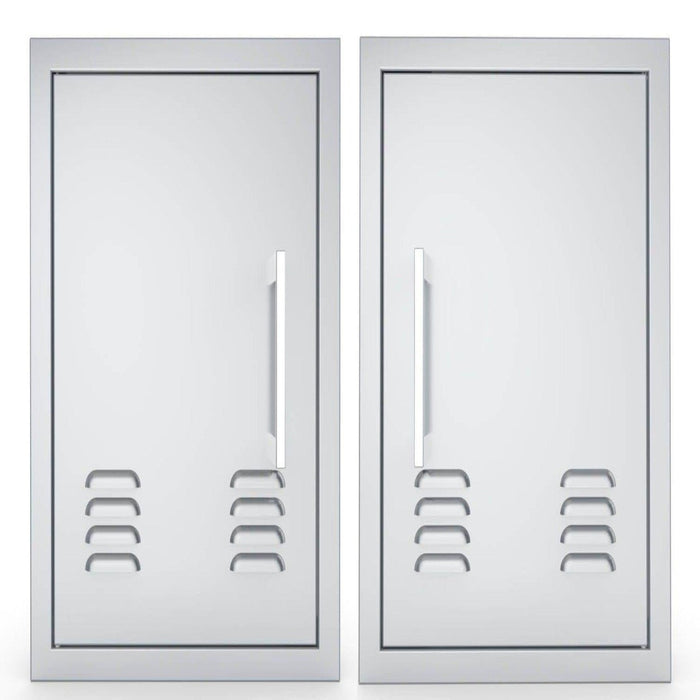 Signature Series - 14" x 20" Beveled Frame Left Swing Vertical Vented Door