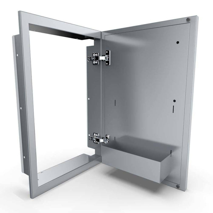 Elevated Design Series - Single 15-inch Door with Right-Swing and Shelf