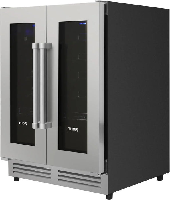 Thor Kitchen Package - 30" Induction Cooktop, Range Hood, Refrigerator, Dishwasher, Wine Cooler, AP-TIH30-C-3