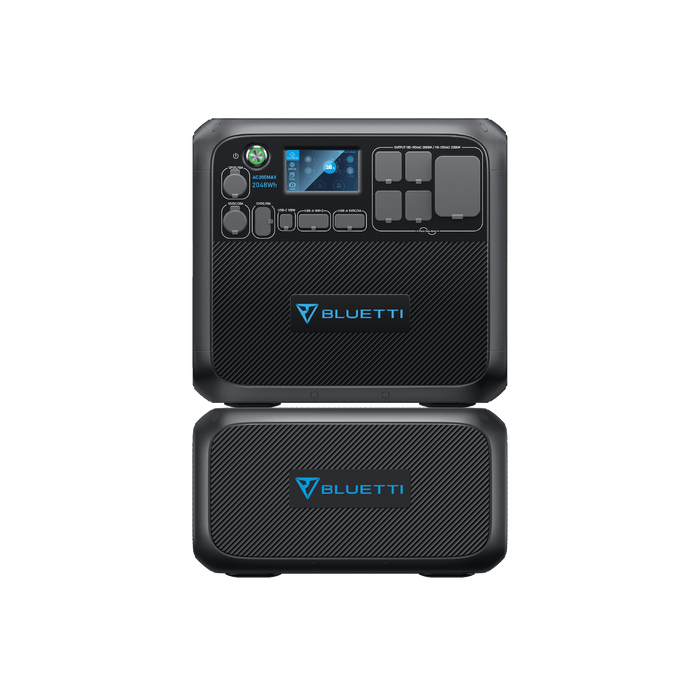 Bluetti - 2,048Wh Power Station with an Additional 2,048Wh Expansion Battery