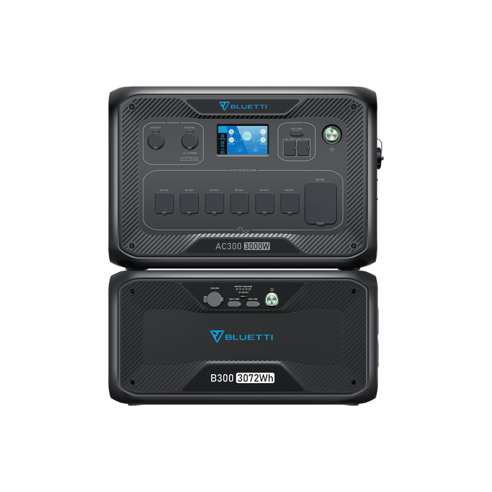 Bluetti 3,000W AC Inverter + 3,000Wh Expandable Battery - Home Battery Backup