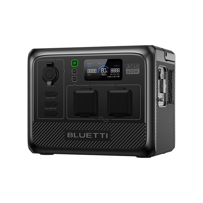 Bluetti AC Portable Power Station - 600W - 504Wh