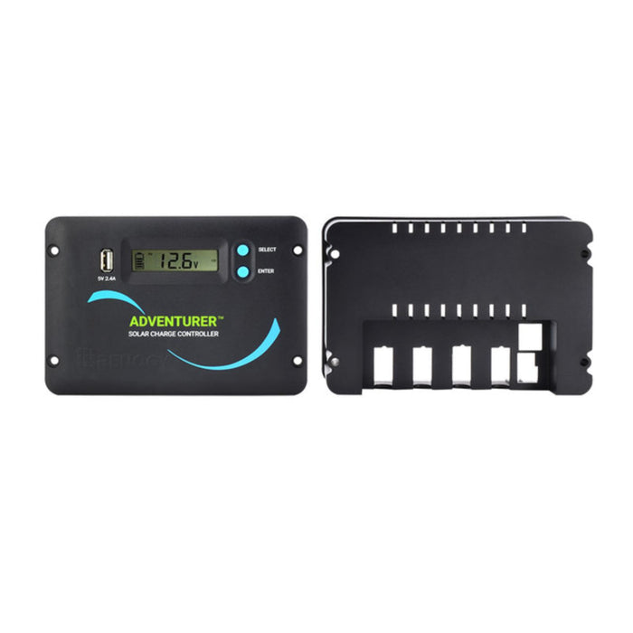 Renogy Adventurer-Li 30A Negative-Ground PWM Flush Mount Charge Controller with LCD Display