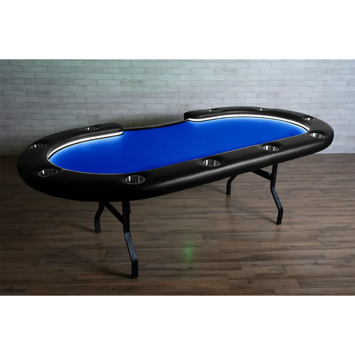BBO Poker Tables Aces Pro Alpha Folding Table with LEDs