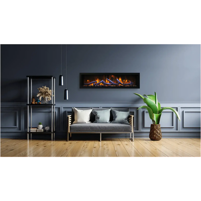 Amantii Panorama BI Deep XT Smart Electric Fireplace: Stylish Indoor/Outdoor Built-In