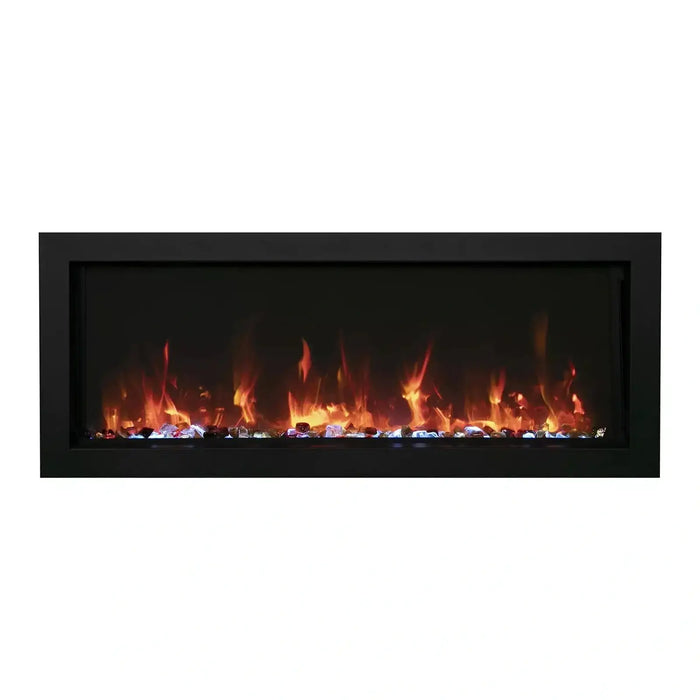 Amantii Panorama BI Extra Slim Fireplace: Stylish Indoor/Outdoor Elegance