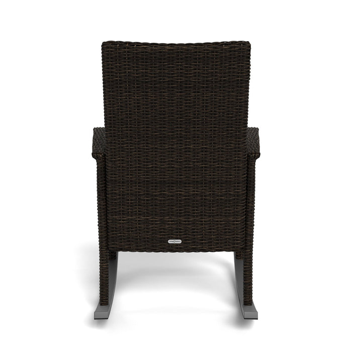 Tortuga Outdoor Bayview 3 Piece Rocking Chair Set - Pecan