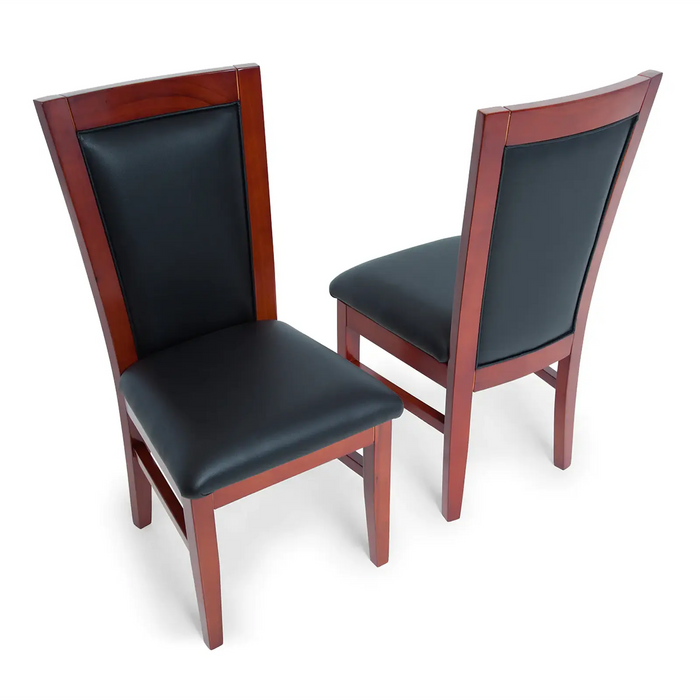 Mahogany Classic Dining Poker Chairs by BBO Poker Tables