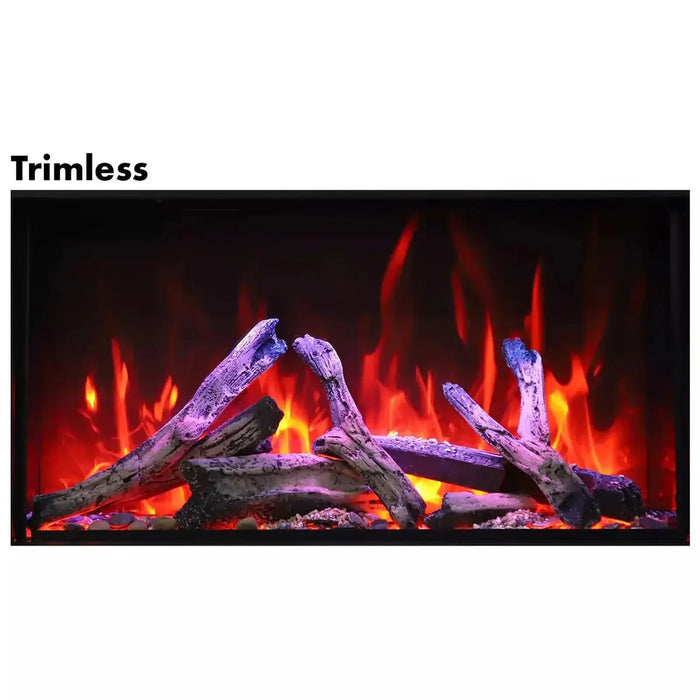 Amantii Panorama BI Deep XT Smart Electric Fireplace: Stylish Indoor/Outdoor Built-In