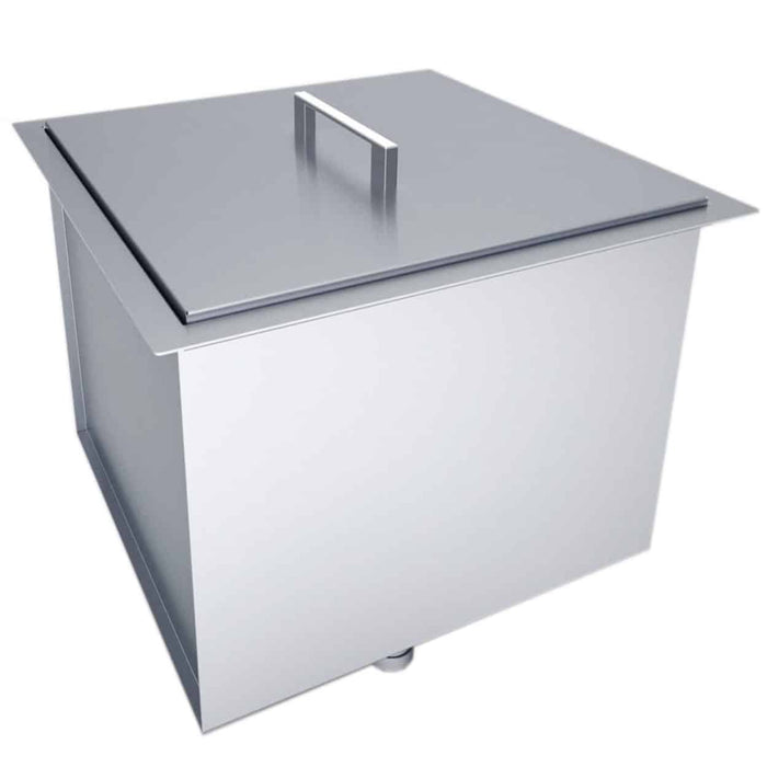 Dual-purpose Over/Under 20″ x 20″ x 12″ Height Single Basin Sink - Features a Cover